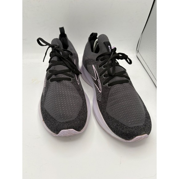Brooks Levitate 5 Women's Running Shoes Stealth Fit Gray Pink Sneakers Size 11 - Picture 4 of 8